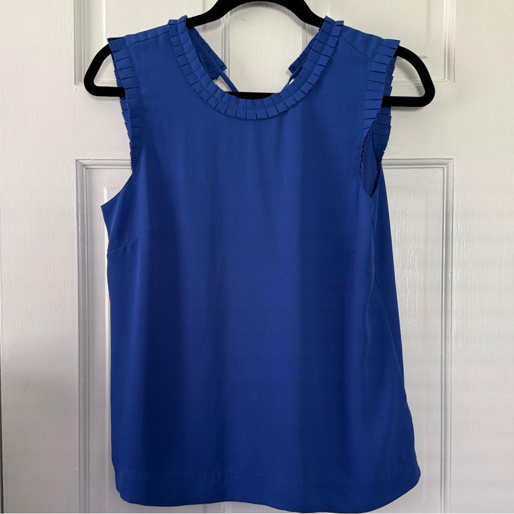 J.Crew Blue Sleeveless Top